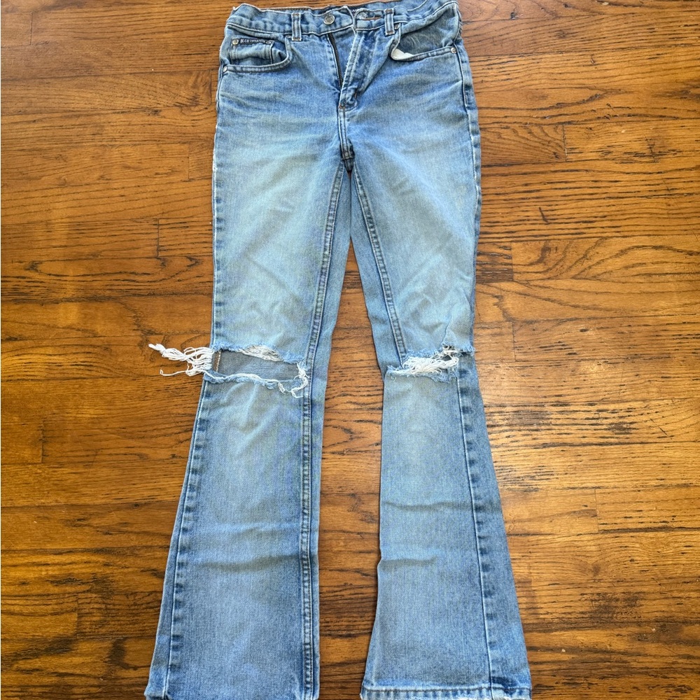 Classic Light Blue Flare Jeans